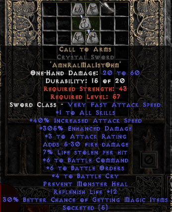 call to arms in what diablo 2 call to arms in what diablo 2