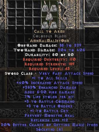 bo call to arms for a vex diablo 2