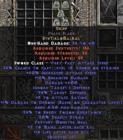 Items that add poison dmg d2 to work