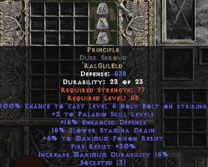 diablo 2 dusk shroud enigma