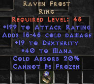 Diablo 2 where to find raven frost