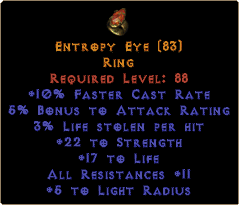 D2r Rouges Eye Ring: Entropy Eye - Diablo 2 Resurrected - Buy D2R Items