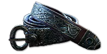 Midnight Braid Rawhide Belt