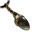 Serpent's Egg Gold Amulet