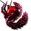 Xoph's Blood Amber Amulet