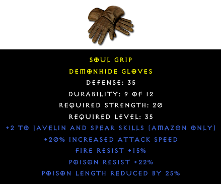 Demonhide Gloves