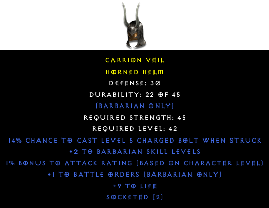 d2-Horned Helm