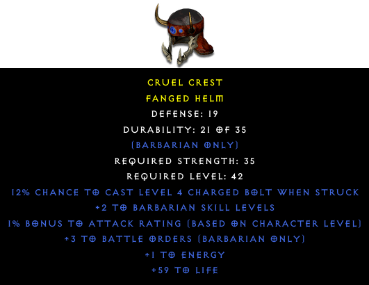 d2-Fanged Helm