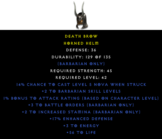 d2-Horned Helm