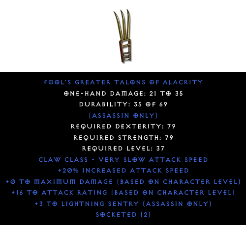 Greater Talons