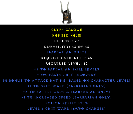 d2-Horned Helm