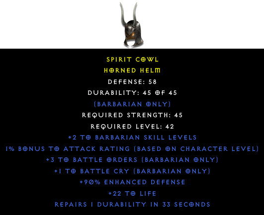 d2-Horned Helm