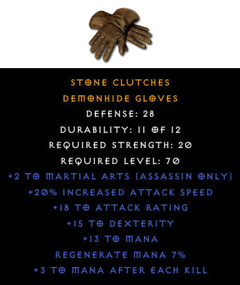 Demonhide Gloves