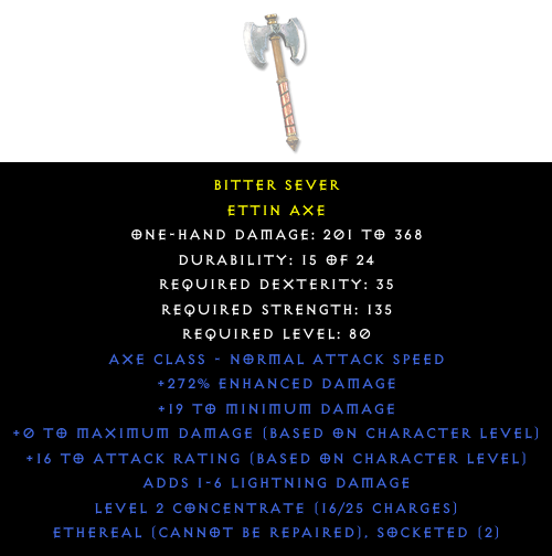 Ettin Axe