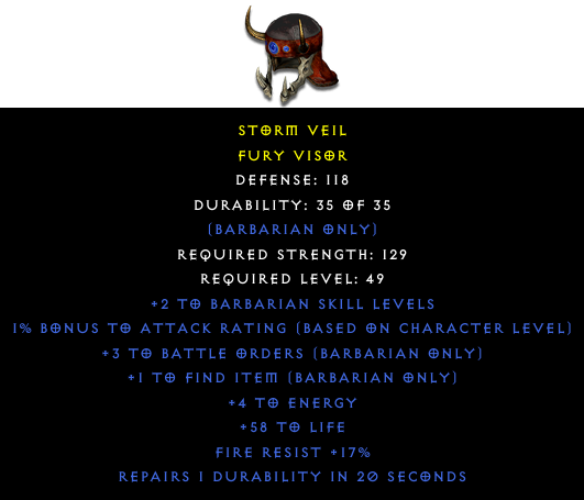 d2-Fanged Helm
