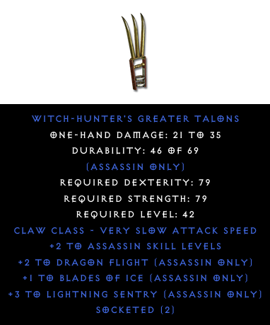 Greater Talons