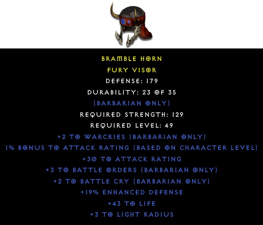 d2-Fanged Helm