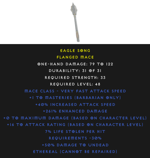 Flanged Mace
