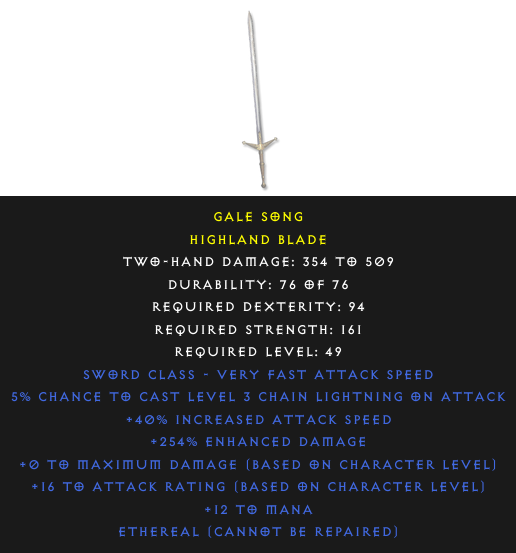 Highland Blade