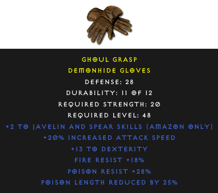 Demonhide Gloves
