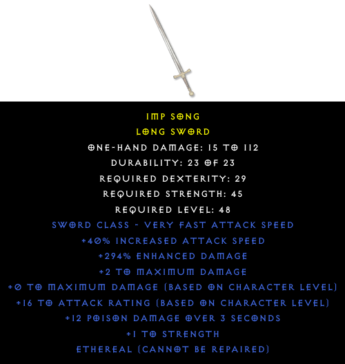 Long Sword