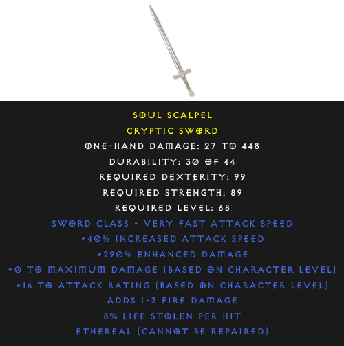 Cryptic Sword