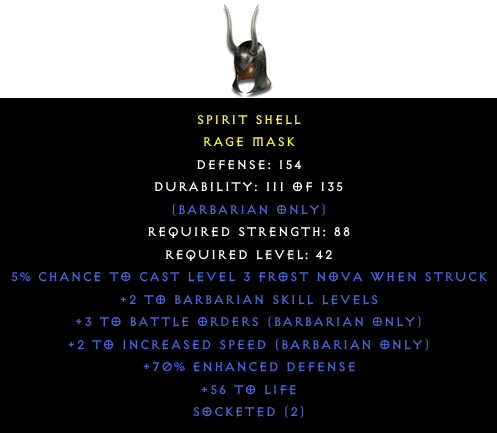 d2-Horned Helm