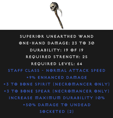 Unearthed Wand