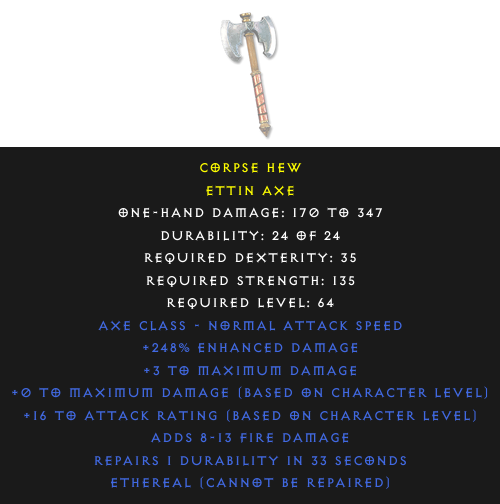 Ettin Axe