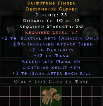 Demonhide Gloves